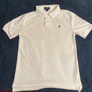 COPY - Boys White Performance Ralph Lauren Polo